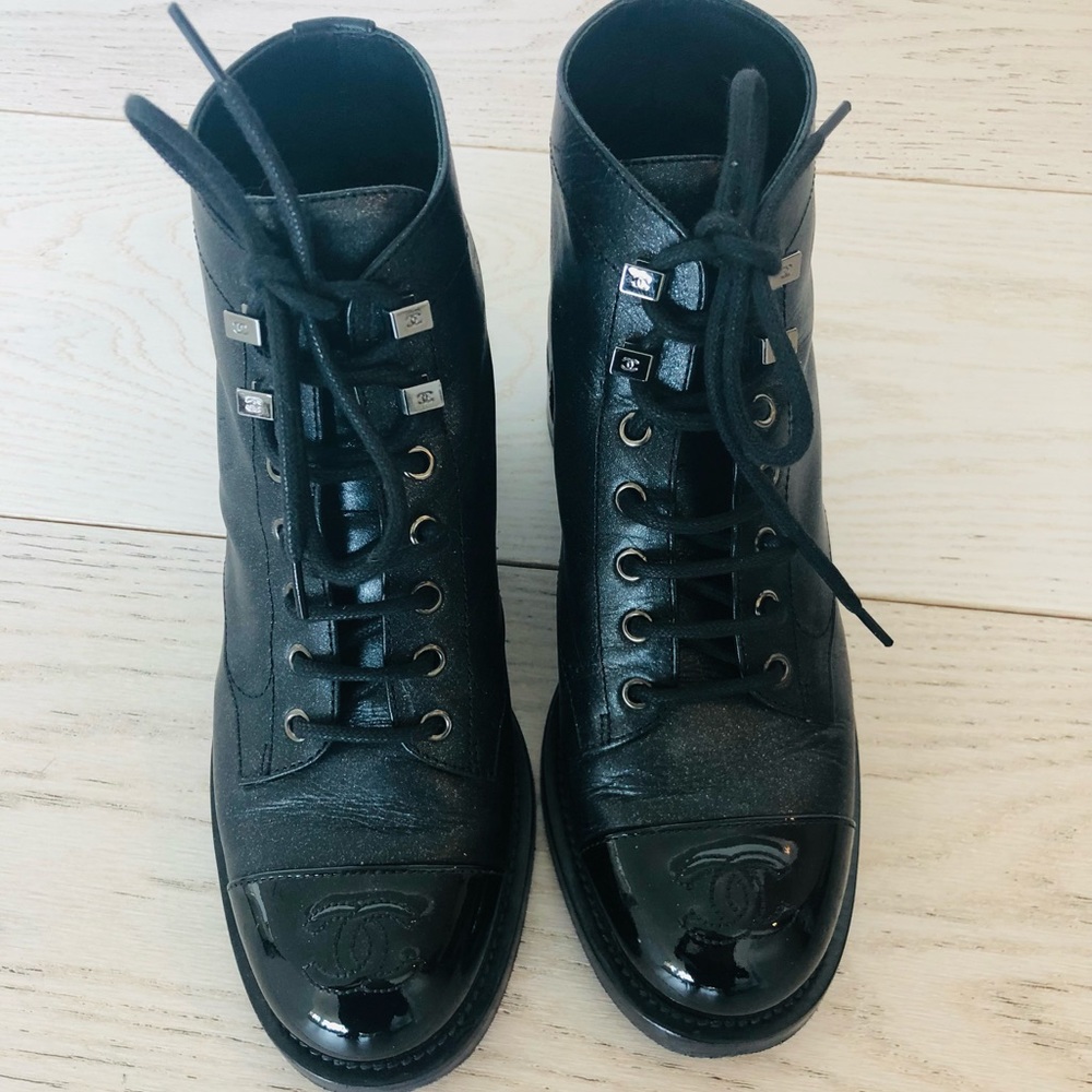 Chanel boots. Brand new! Only worn twice. They are a little too small for me.
